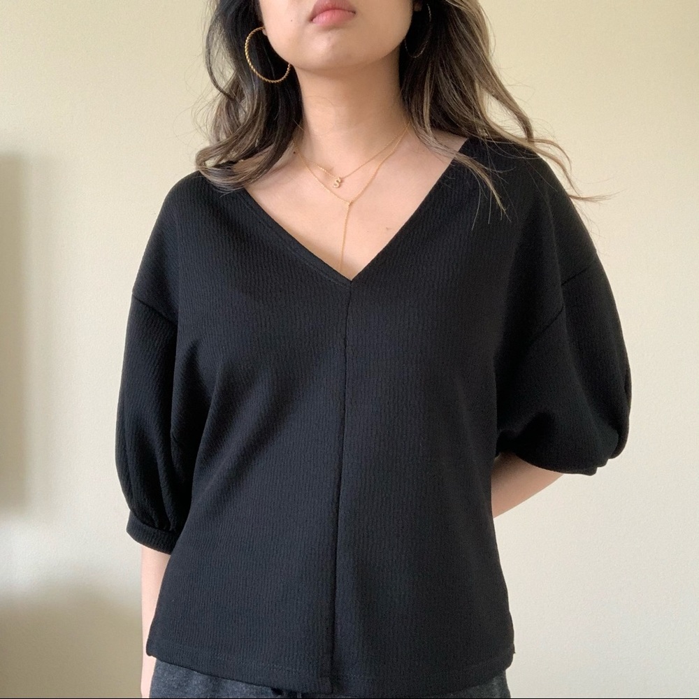 Black Zara Top